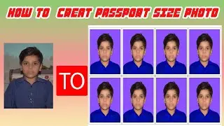 how to create passport size photo in photoshop | # photoshop cc2021