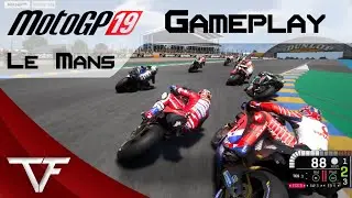 MotoGP 19 Gameplay - Le Mans - Dovizioso [PS4 PRO]
