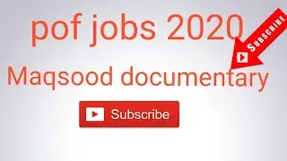 pof jobs 2020 and how to apply in job 😍
