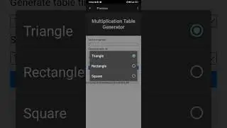 multiplication table generator using html css js 