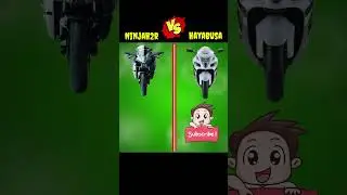 Ninja H2r V/S Hayabusa ❓ Full Comparsion #short #shortfeeds #trending #virel #ninjah2r #hayabusa