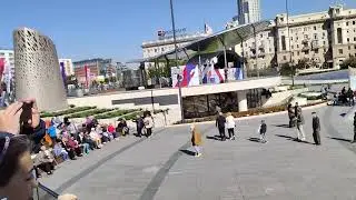 Москва. День города. 875!  Павелецкая площадь. Ландшафтный парк.