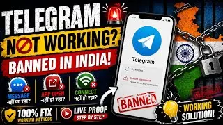 telegram not working ? fix how to solve this problem use VPN or Not 😱 government 6 days banned