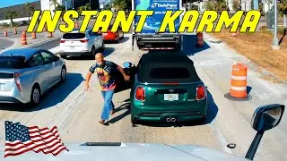 MAN HITS HIS CAR TRYING TO GET IN FRONT OF SEMI-TRUCK || A Day in the Life of a Trucker