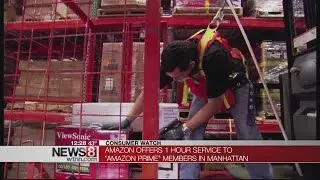 Amazon launches 1-hour shipping in Manhattan