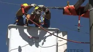 Cambio de puente en doble retención utilizando by pass - 13,2 kV. (Trabajos con Tensión)