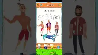 Braindom 2 Riddles level 292 Who is lying Walkthrough solution / braindom 2 level 292
