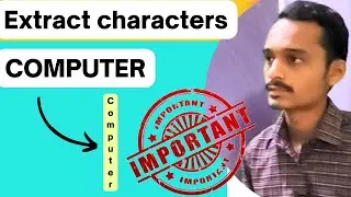 Extract characters and print in separate line | icse string important questions | strings icse java