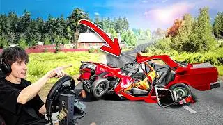 ШКОЛЬНИКИ УГНАЛИ ВАЗ 2107 и ПОПАЛИ в ДТП... | BeamNG Drive