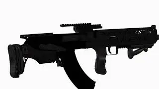 Булпап АК47/74 BlackStorm BS 4 animation