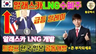 트럼프, 알래스카 LNG 초대박 프로젝트! 국내 수혜주 무더기 급등 [황금백서]
