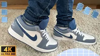 Jordan 1 Low Ashen Slate / DETAIL & ON FEET