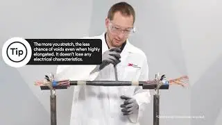 Scotch® Linerless Rubber Splicing Tape 130C – How to apply