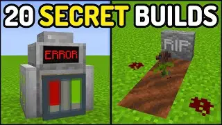 20+ SUPER SECRET Build Hacks! [Minecraft]