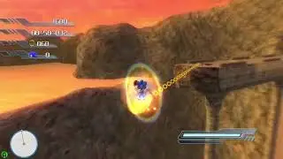 Sonic 06 | Dusty Desert Speedrun in 57.665