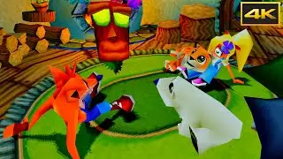 Crash Bandicoot 3: Warped in 4K HDR Gameplay Full Game 105%