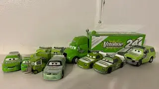 Mattel Disney Pixar Cars Team Vitoline (Racers, Aiden, Steve and Tonti)