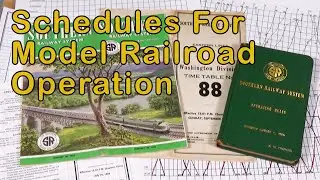 Model Railroad Operations—Schedules (172)