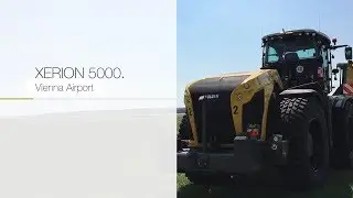CLAAS XERION 5000. Working at Vienna Airport.