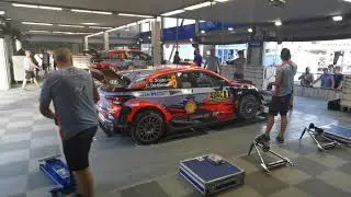 ADAC Rallye Deutschland 2019 | Service park D. Sordo