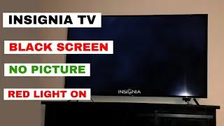 How to Fix Insignia TV Red Light But No Picture (TV Repair)