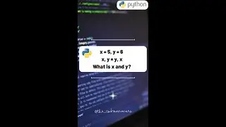 Swapping Numbers in just single line || Python || Tip of the Day - 15