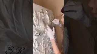 Горельеф. Основа картины фанера/финишная шпаклёвка.