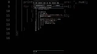 Write program to print Factor of number in C language #clanguage #short #shortsvideo #youtubeshorts