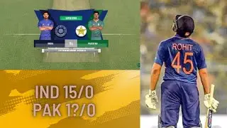 ROHIT SHARMA VS PAK IN THRILLING SUPER OVER | INDIA VS PAKISTAN | #gameplay   #worldt20cup #worldcup