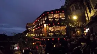 俄羅斯人在台灣 , 九份基山街, 千與千尋. Russian`s in Taiwan. Spirited away. Jiufen Old Street.