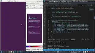 Adhan_Times App with Flutter Part 9,  light theme , dark theme , settings and hive object
