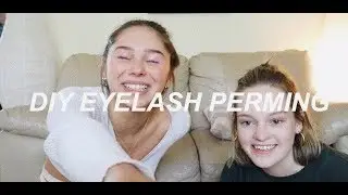 DIY Perming and Dyeing Our Lashes?!