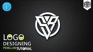 SR Logo With Triangle Shape In Pixellab || Pixellab logo tutorial || Asik Ahmed official