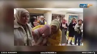 في لحضات تبكي الصخر استقبال الاميره مريم في معهد الفنون