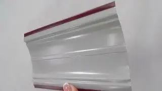 Штакетник металлический (евроштакетник) полукруглый (односторонний окрас, цвет Красное вино RAL 3005
