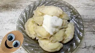 Замечательная вкусняшка Сладкие вареники с творогом тесто идеальное для вареников