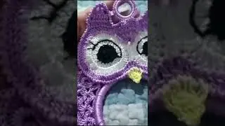 corujinha porta pano de prato. Vídeo completo aqui no canal..Link na descrição