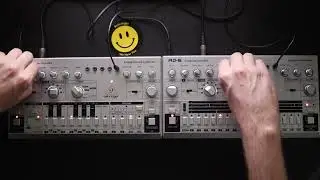 Behringer TD3 Bassline & RD6 Drum Machine Electro Acid Jam