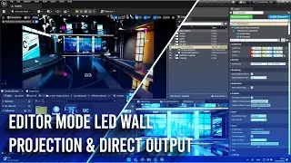 Unreal Engine: Editor-Mode LED Wall Projection