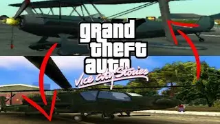 HOW TO GET THE SMALL PLANE AND THE COMBAT HELICOPTER IN GTA VICE CITY STORIES