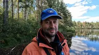 со спиннингом на лесное озеро
