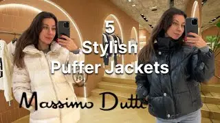 5 Stylish Puffer Jackets to buy this winter|Massimo Dutti Try On|