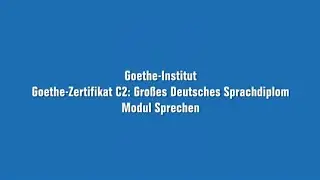 German C2 sprechen practice | German C2 conversation practice | German C2 speaking practice | Part 1