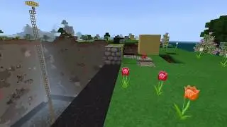 Automatic Wall Builder in Action - Minecraft Bedrock Edition 1.14