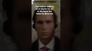 Why the courier is the best character in Skyrim