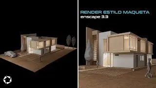 📐 RENDER ESTILO MAQUETA