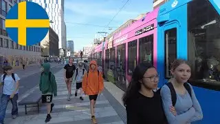 Stockholm 4K City walk & Tram ride (