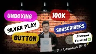 Silver Play Button Unboxing | 100K subscriber | Youtube silverButton