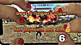 Best 6 fingers claw technique 😍.GARENA FREE FIRE