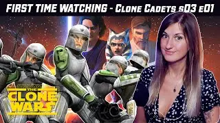 Star Wars: The Clone Wars REACTION - Clone Cadets S03 E01 | First Time Watching